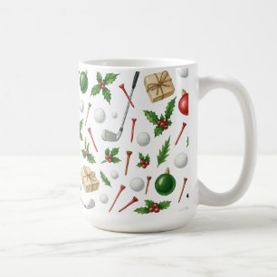 Golf Christmas themed with ball  gifts for golfer Coffee Mug