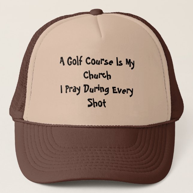 Golf Church Trucker Hat (Front)