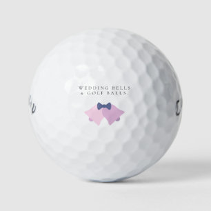 Golf 'Cloches de mariage et balles de golf' Cadeau de f