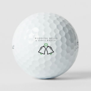 Golf 'Cloches de mariage et balles de golf' Cadeau de f