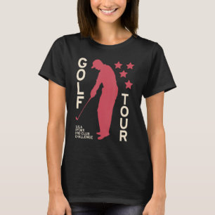 Golf Club Ball Teeing Off Golfing Man Vintage Golf T-Shirt