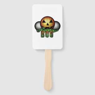 Golf Club Course Halloween Golfer Retirement Gift Hand Fan