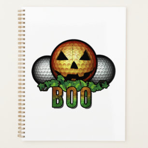 Golf Club Course Halloween Golfer Retirement Gift Planner