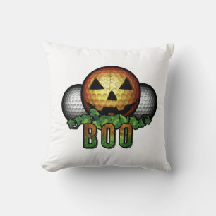Golf Club Course Halloween Golfer Retirement Gift Throw Pillow