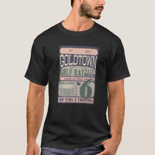 Golf Club Event Ticket Golfing Woman Man Vintage G T-Shirt