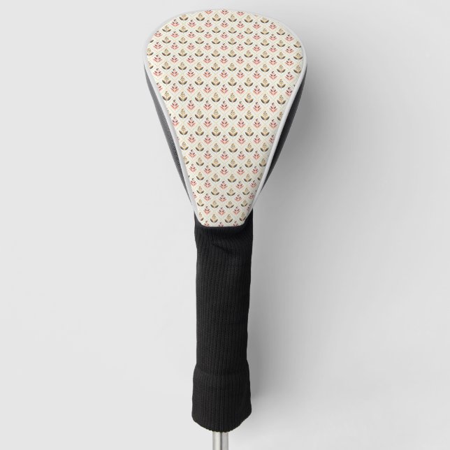 Golf club headcover displayed in two views (Front)