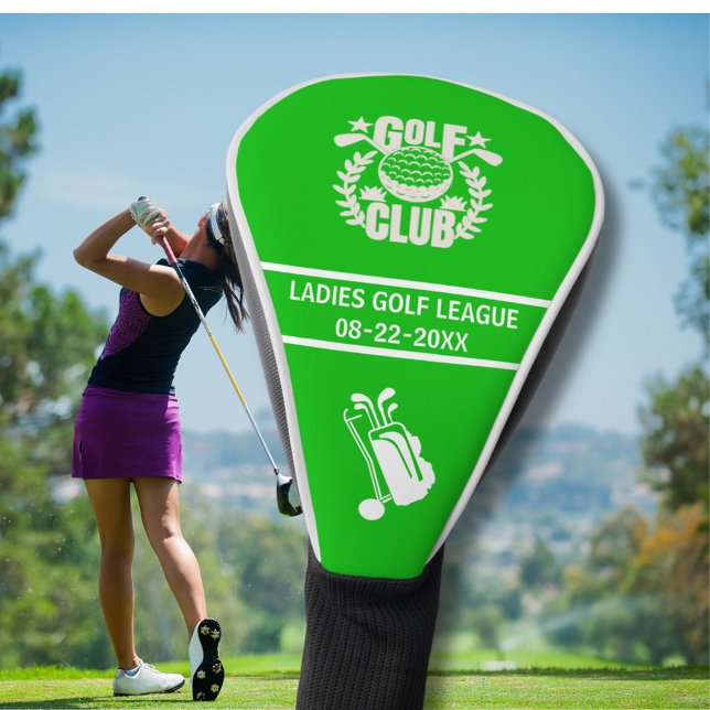 Golf Club Ladies League Logo Personalize Golf Head Cover (Creator Uploaded)