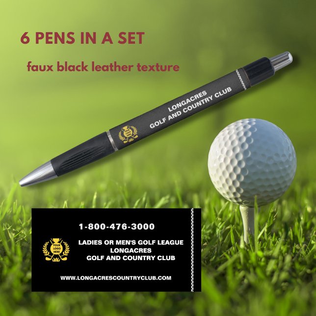 Golf Club & League Logo Phone Leather Texture  Pen (Creator Uploaded)