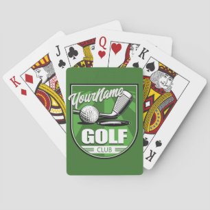Golf Club NAME Pro Golfer Player Personalized Playing Cards