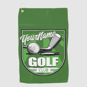 Golf Club NAME Pro Golfer Player Personalized   Towel