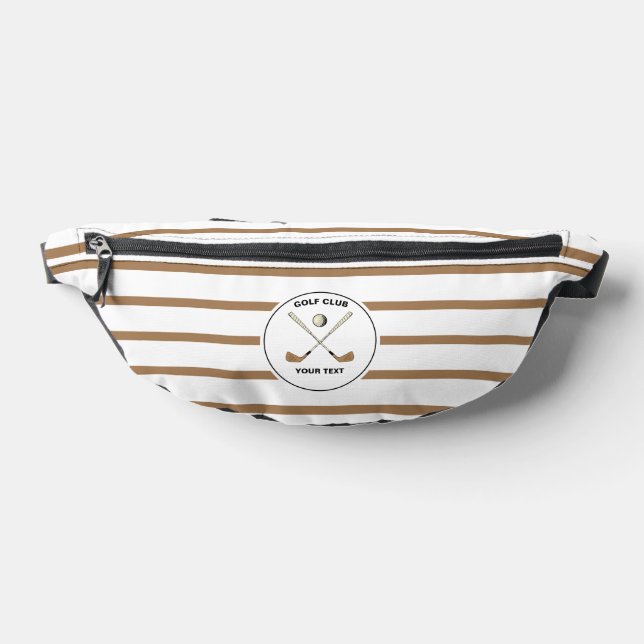 Golf Club personnalisé Golfeur Brown rayé (Poser)