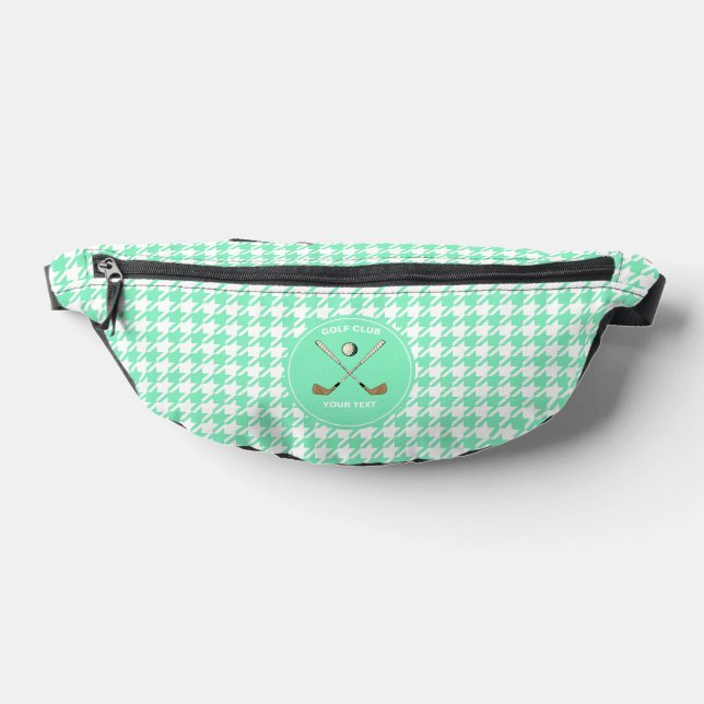 Golf Club personnalisé Mint Houndstooth (Poser)