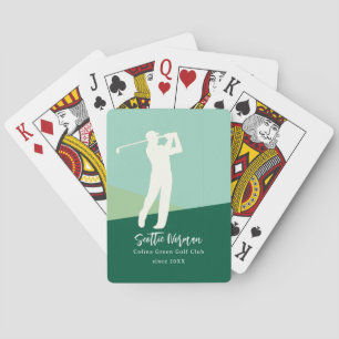 Golf Club Players Cards Game 