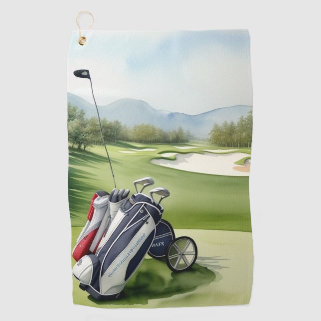 Golf Club Sport Towel (Front)