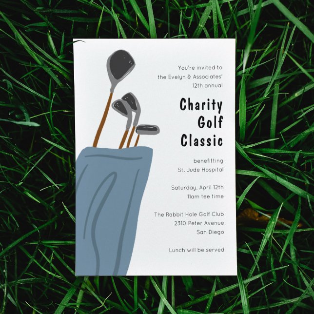 Golf Clubs Event Invitation (Creator Uploaded)