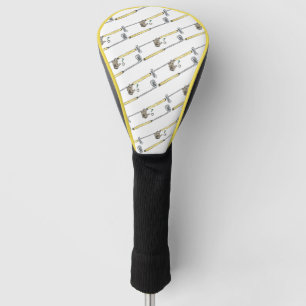 Golf Clubs, Gloves, Ball and Tee Head Cover
