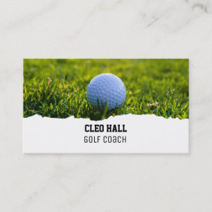 Golf Coach Business Card