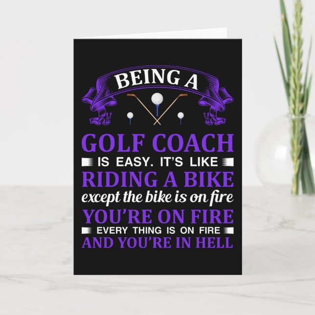 Golf Coach Gift Card (Front)