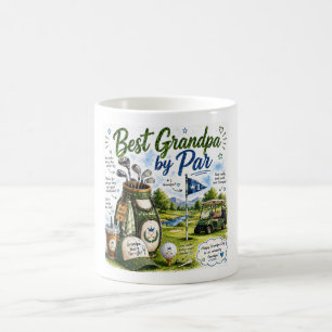 Golf Coffee Mug Best Grandpa by par