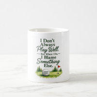 Golf Coffee Mug Golfer Humour Gift Golf Saying