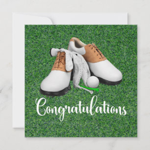 Golf Congratulations themed for golfer 