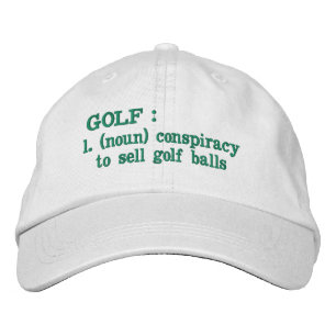 Golf Conspiracy Embroidered Hat