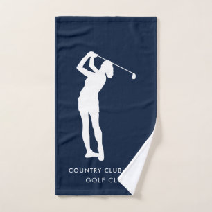 Golf Country Club Members Swag Custom Hand Towel