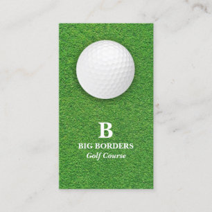 Golf Course Business Card