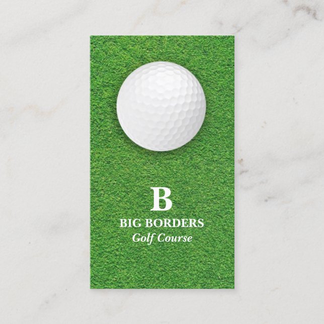 Golf Course Business Card (Front)