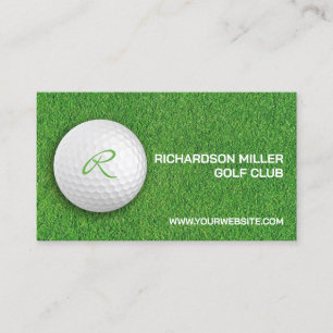 Golf Course Business Card