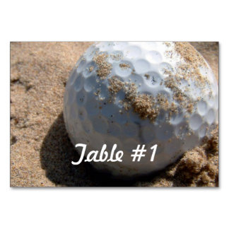 Golf Course Designs Table Number