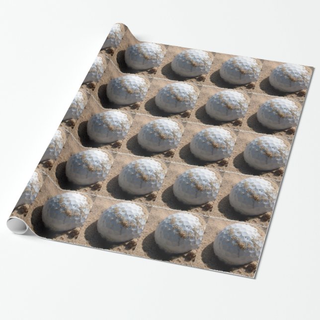 Golf Course Designs Wrapping Paper (Unrolled)
