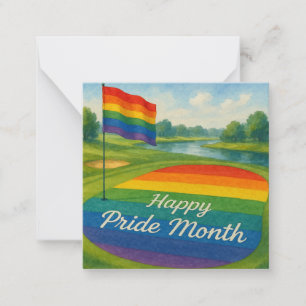 Golf Course for celebrate The Pride   Card