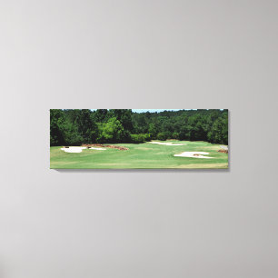 Golf course landscape canvas print