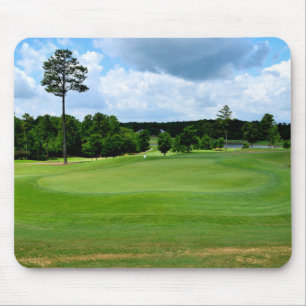 Golf course landscape mouse pad