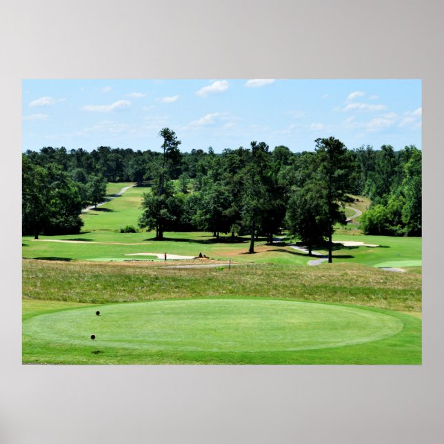 Golf course landscape poster (Front)