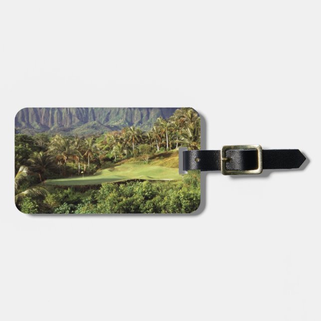 Golf Course Luggage Tag (Front Horizontal)