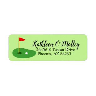Golf Course Near Me Custom Golf Return Address