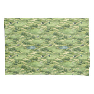 Golf course  pillowcase