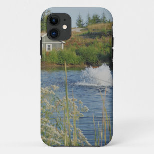 Golf Course pond and fountain Case-Mate iPhone Case