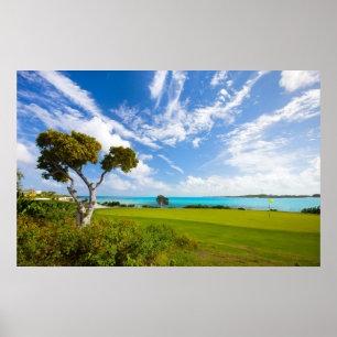 Golf course poster