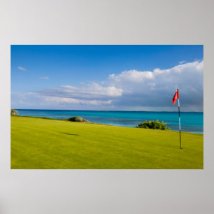 Golf course poster