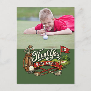 Golf Create your own thank you card