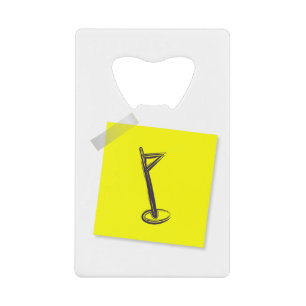 Golf Credit Card Bottle Opener