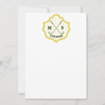 Golf Crest with Date 