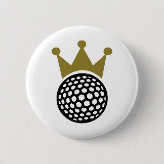 Golf crown 2 inch round button