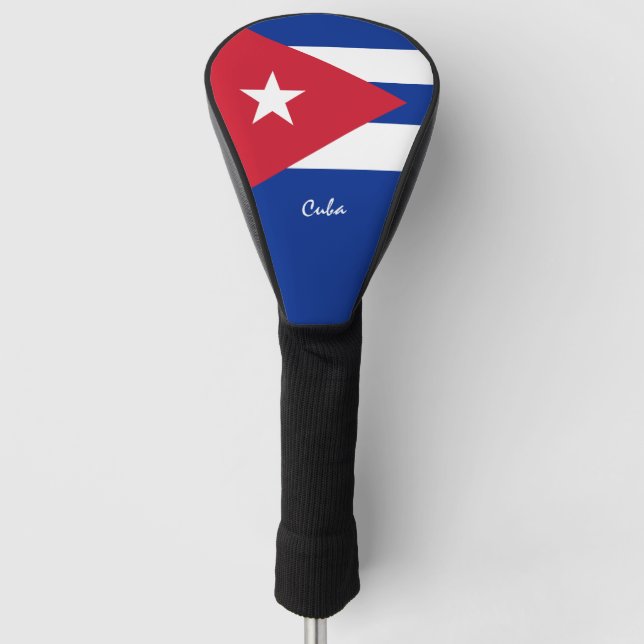 Golf Cuba & Cuban Flag / Golf Clubs Covers (Front)