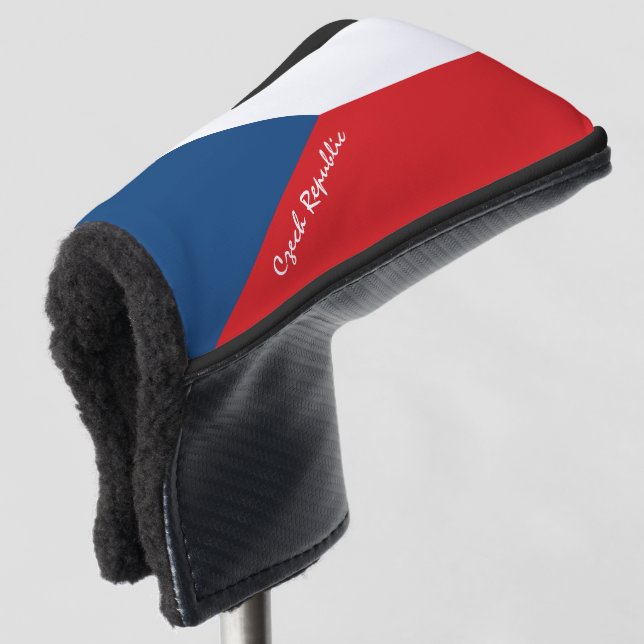 Golf Czech Republic & Flag /CZ Golf Clubs Covers (3/4 Front)