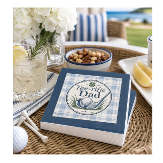 Golf Dad Cocktail Napkins Fathers Day