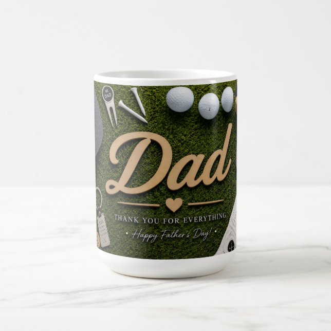 Golf Dad Father’s Day  Coffee Mug (Center)